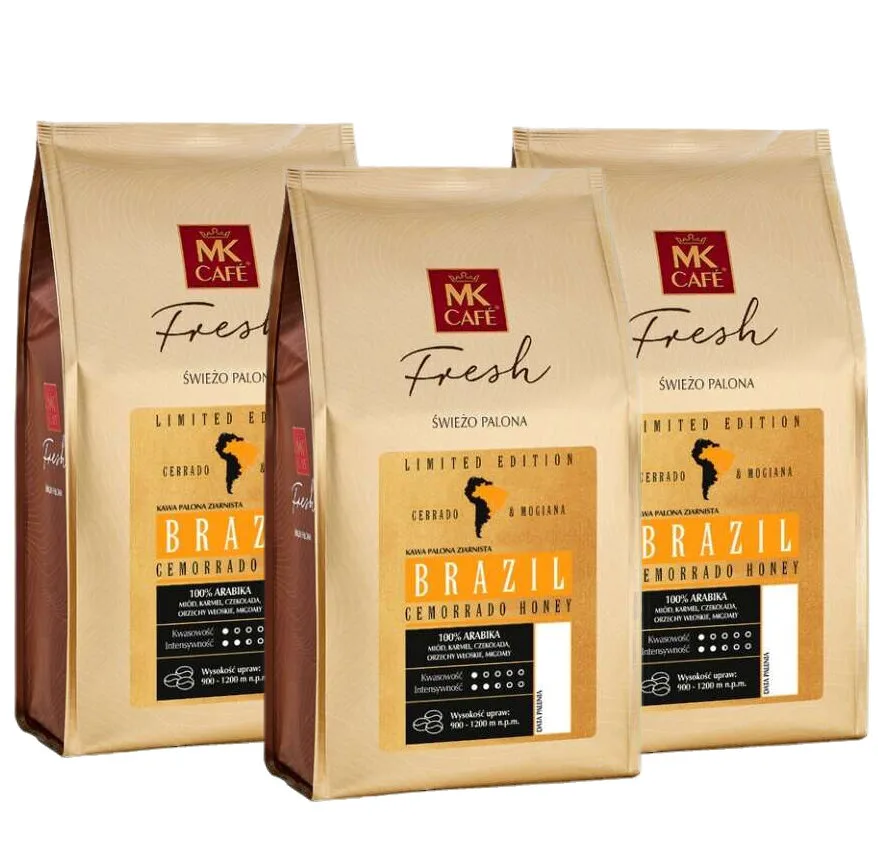 Кофе в зёрнах MK Fresh Brazil Cemorrado Honey, набор 3х1 кг