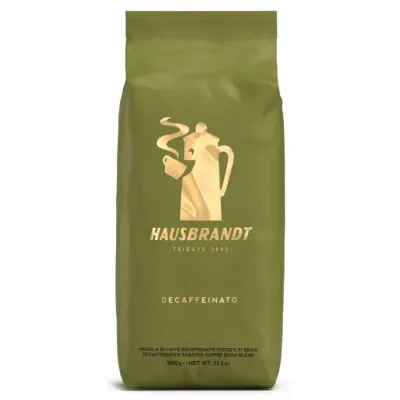 Кофе в зёрнах Hausbrandt Decaffeinato без кофеина 1 кг