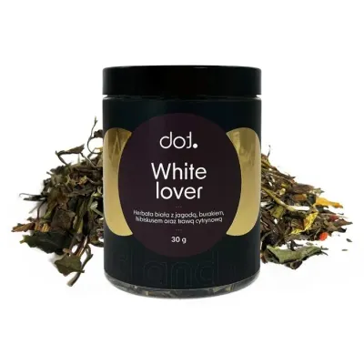 Белый чай dot. White Lover с ягодами годжи и гибискусом, 30 г