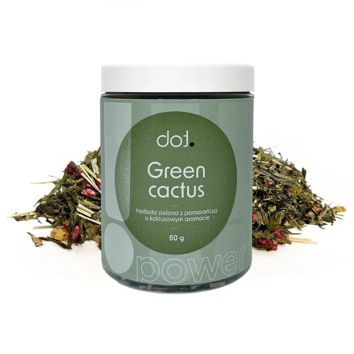 Чай зелёный Green Cactus с апельсином, вишней и гранатом 50 г