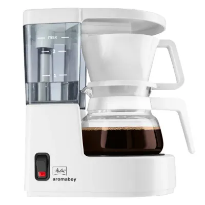 Переливная кофеварка Melitta Aromaboy 1015-01, белая