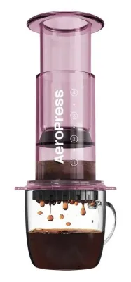 Заварочное устройство для кофе AeroPress Clear Розовый