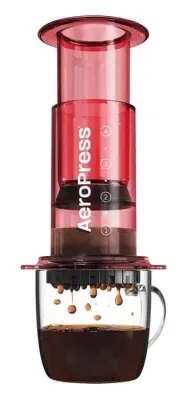 Заварочное устройство для кофе AeroPress Clear Красный