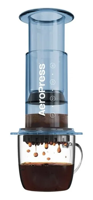 Кофеварка AeroPress Clear синяя