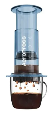 Кофеварка AeroPress Clear синяя