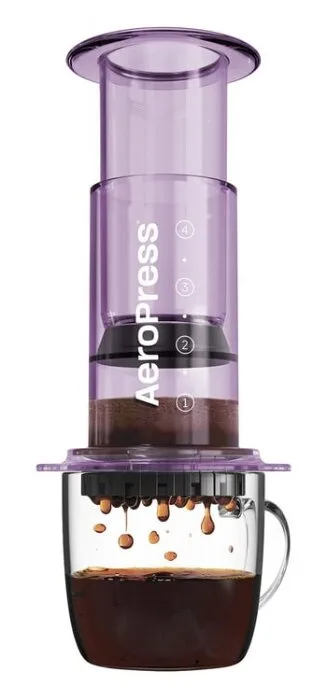 Заварочное устройство для кофе AeroPress Clear Фиолетовый