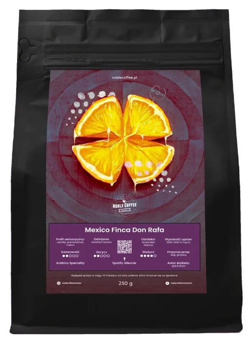 Кофе в зёрнах Noble Coffee Mexico Finca Don Rafa для фильтра 250 г