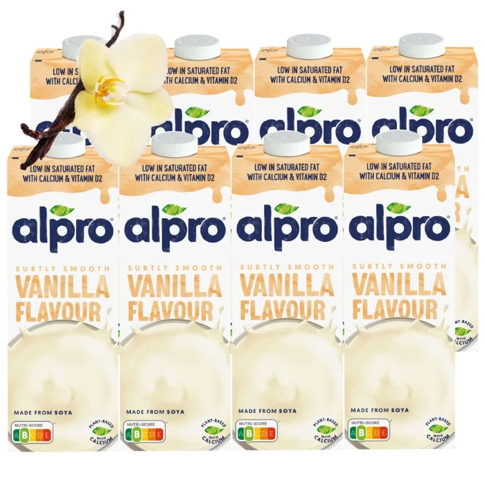 Напиток соевый Alpro со вкусом ванили набор 8х1 л