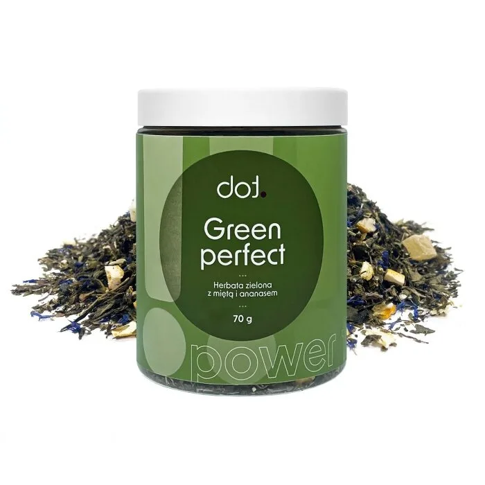 Чай зелёный Green Perfect с мятой ананасом и имбирём 70 г
