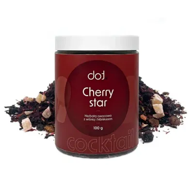 Чай фруктовый Cherry Star с вишней, гибискусом и имбирем 100 г