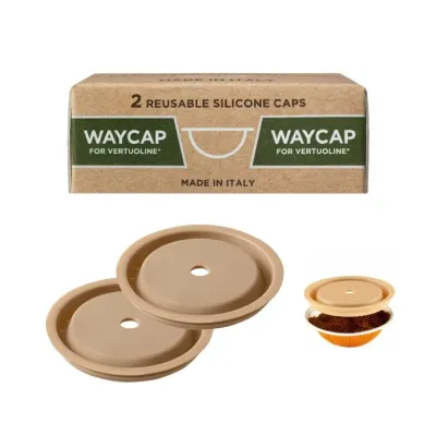 Многоразовые силиконовые крышки WayCap для капсул Nespresso Vertuoline, 2 шт