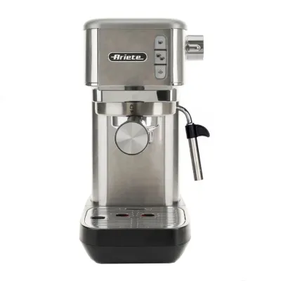 Кофеварка рожковая Ariete Perfetto Slim Metal 1380/10, стальная