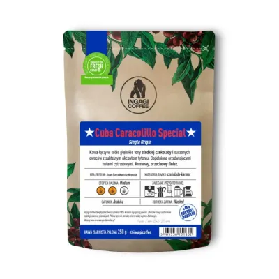 Кофе в зёрнах Ingagi Coffee Cuba Caracolillo Special, 250 г