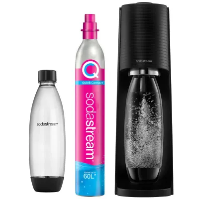 Сатуратор для газирования воды SodaStream Terra, черный стартовый набор