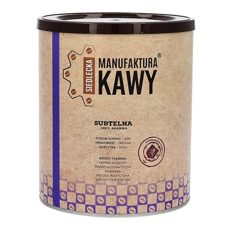 Кофе молотый Siedlecka Manufaktura Kawy Mieszanka Subtelna, 250 г