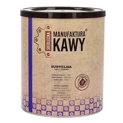 Кофе молотый Siedlecka Manufaktura Kawy Mieszanka Subtelna, 250 г