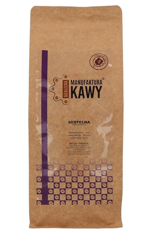 Кофе в зёрнах Siedlecka Manufaktura Kawy Mieszanka Subtelna, 1 кг