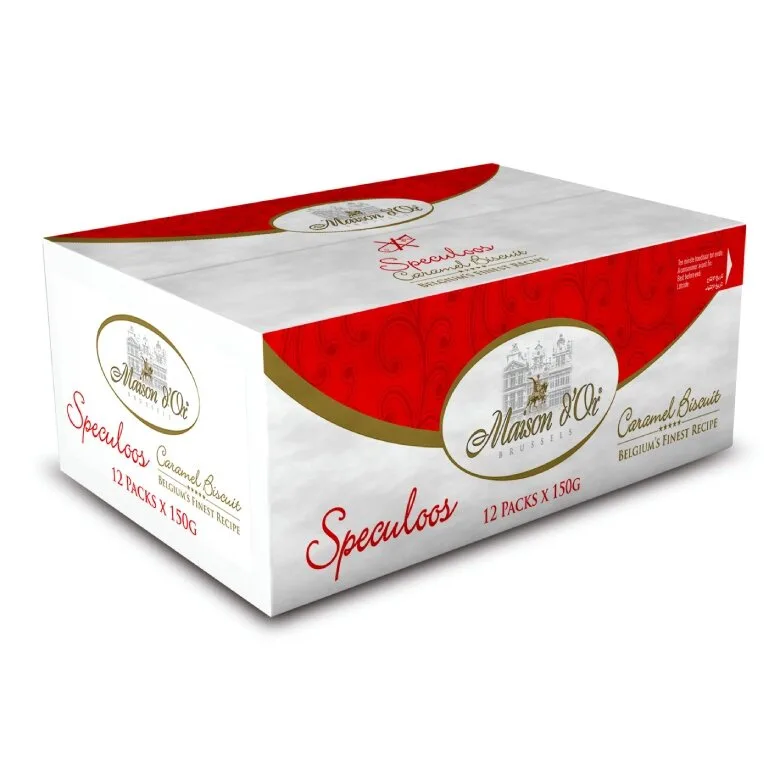 Печенье карамельное Speculoos Maison d'Or, 300х6 г