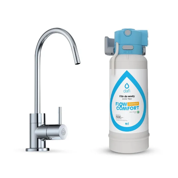 Подраковая система фильтрации Dafi Flow Comfort Perfect D1 с краном ALTO, хром