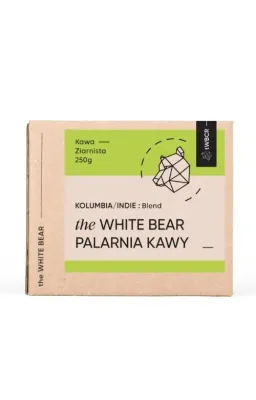 Кофе в зёрнах The White Bear Колумбия-Индия 250 г