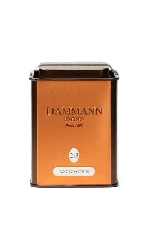 Чай ройбуш Dammann Rooibos Citrus с цитрусовыми в жестяной банке 100 г