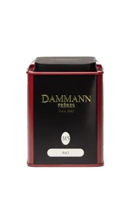 Чай зеленый Dammann Bali с жасмином и фруктовым ароматом в жестяной банке 90 г