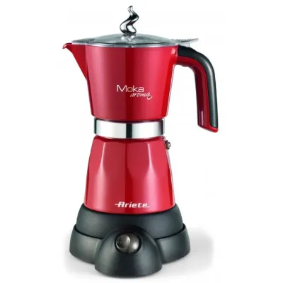 Электрическая гейзерная кофеварка Ariete Mokina Grande 1368/06, красная