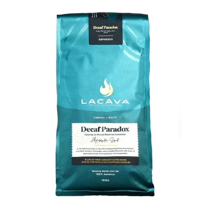 Кофе в зернах LaCava Decaf Paradox без кофеина 1кг
