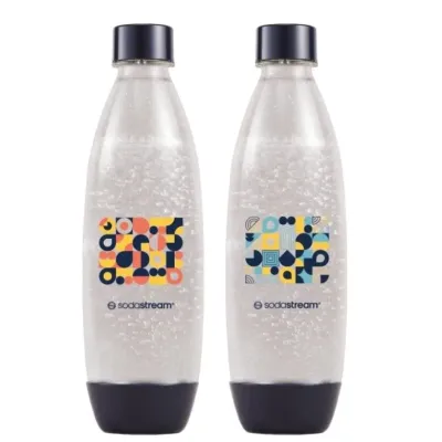 Бутылки для газирования SodaStream Fuse Bubble Mosaic 2x1 л - синие