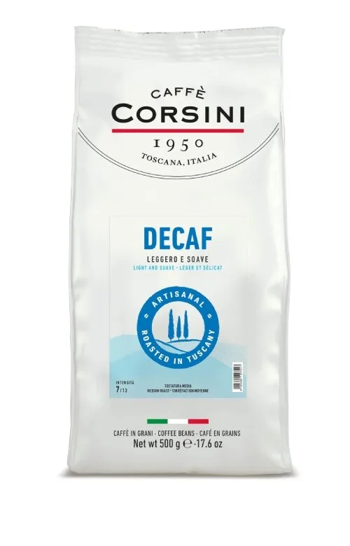 Кофе в зёрнах Caffè Corsini Decaf без кофеина 500 г
