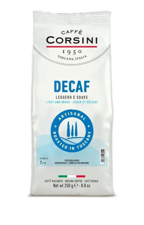 Кофе молотый Caffe Corsini Decaf без кофеина 250 г