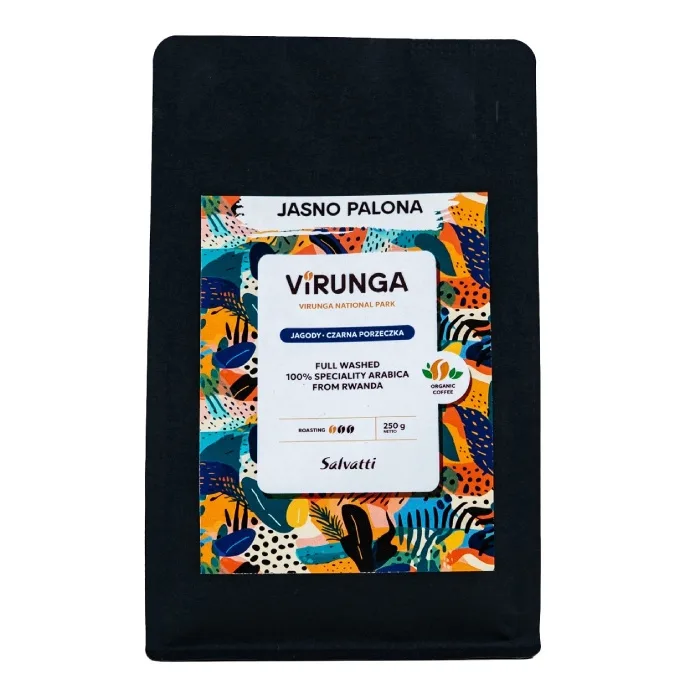 Кофе в зёрнах Salvatti Virunga светлая обжарка 250 г