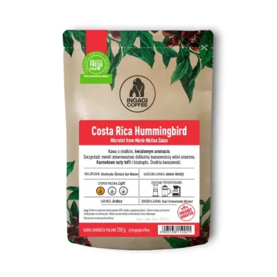 Кофе в зёрнах Ingagi Coffee Коста-Рика Hummingbird 250 г