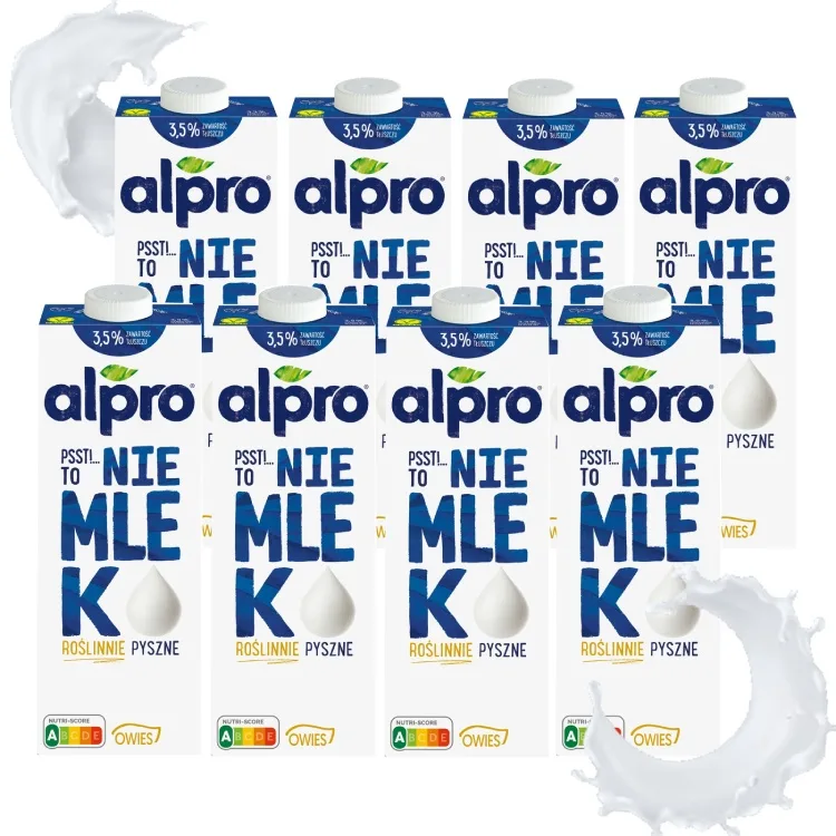 Набор овсяного напитка Alpro Не молоко 3,5% 8х1 л