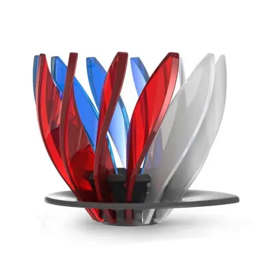 Дриппер Hario V60 SUIREN бело-сине-красный