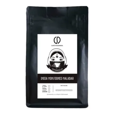 Кофе в зёрнах Cafe Panamera India Monsooned Malabar 1 кг