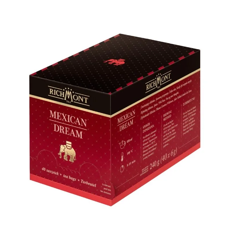 Фруктовый чай Richmont Mexican Dream с пряными специями, 40 пакетиков
