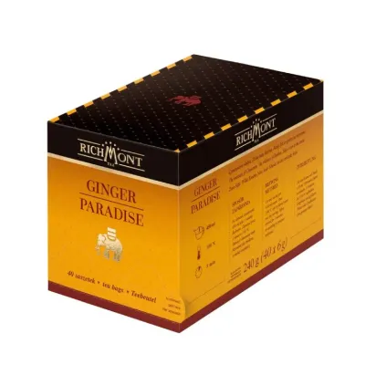Травяной чай Richmont Ginger Paradise с имбирем, 40 пакетиков