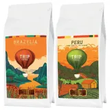 Набор кофе в зернах Trip Coffee Бразилия 1 кг + Trip Coffee Перу 1 кг — фото 1