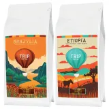 Набор кофе в зёрнах Trip Coffee Бразилия и Эфиопия, 2х1 кг — фото 1