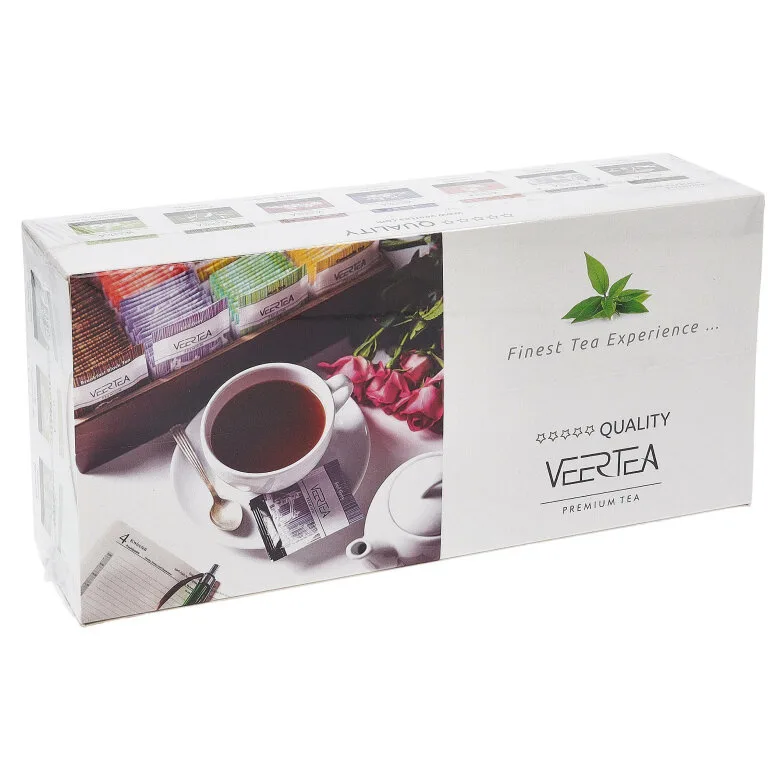 Черный чай Veertea Winter Applepie с яблоком и корицей, 100 пакетиков