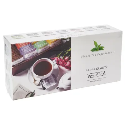Черный чай Veertea Winter Applepie с яблоком и корицей, 100 пакетиков