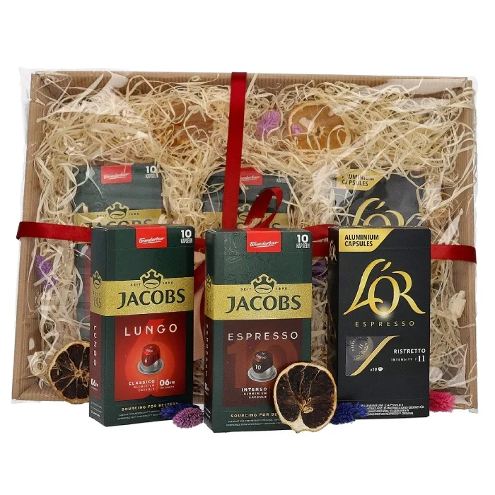 Подарочный набор кофейных капсул Jacobs Mix