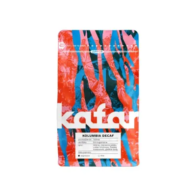 Кофе в зёрнах Kafar Kolumbia Decaf, без кофеина, 250 г