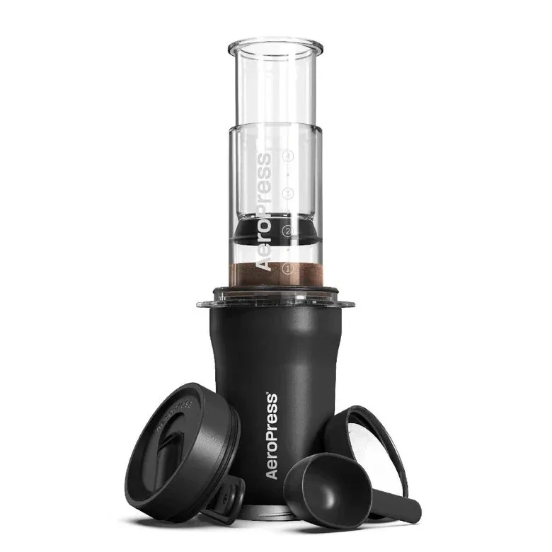 Заварочное устройство для кофе AeroPress Go Plus с термокружкой, черное