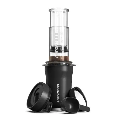 Заварочное устройство для кофе AeroPress Go Plus с термокружкой, черное