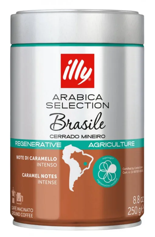 Кофе молотый illy Arabica Selection Brazil Cerrado Mineiro, 250 г