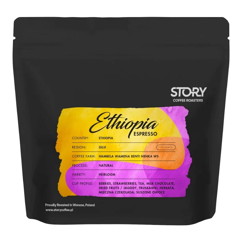 Кофе в зёрнах Story Coffee Ethiopia Guji Natural Espresso 250 г