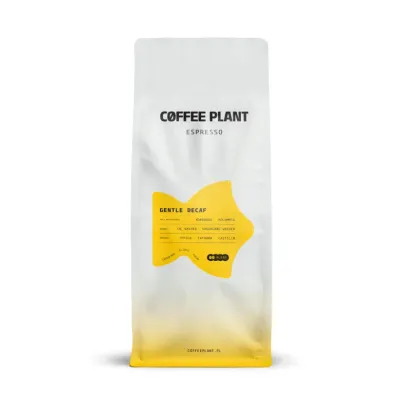 Кофе в зёрнах COFFEE PLANT Gentle Decaf Espresso без кофеина, 1 кг