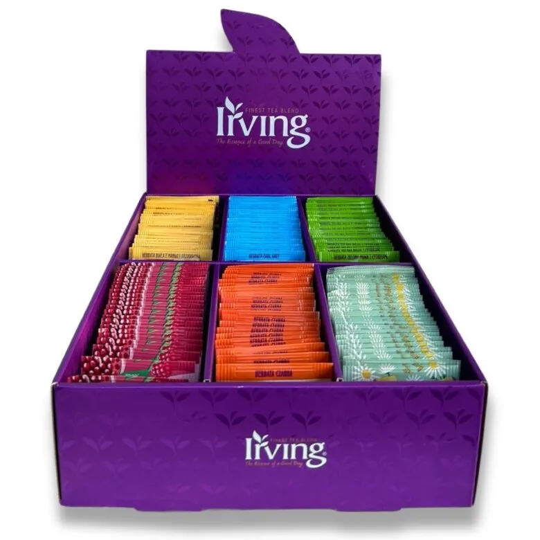 Набор чая Ирвинг Premium Tea HoReCa Box, 150 шт (6 вкусов)